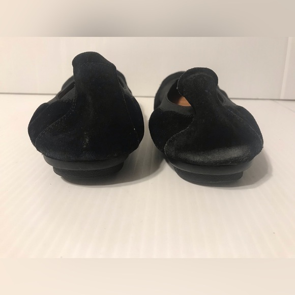 Josef Seidel comfort black flat shoes suede women size 38 / 7.5 US - Picture 5 of 8